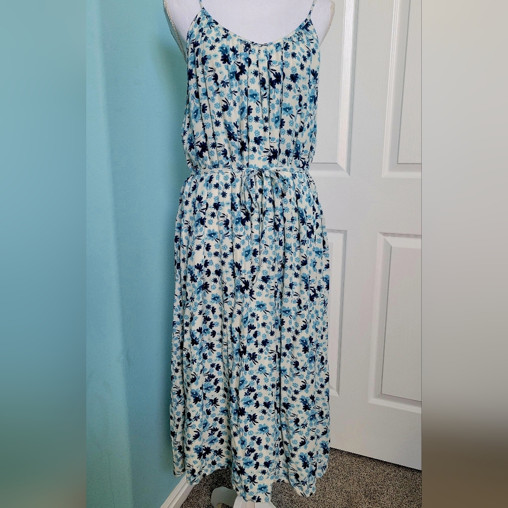 Blue Floral Sundress
